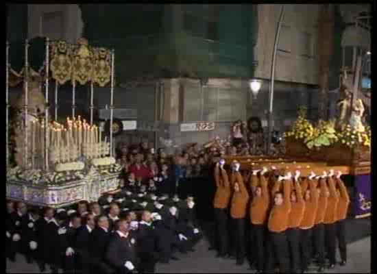 Solemne procesión del encuentro en la Vía Dolorosa